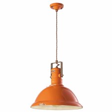 Ferroluce Pendant Ceiling Light C1690 Vintage Arancio