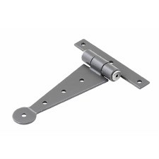 Stonebridge Penny End Tee Hinges 6" Armor Coat Satin Steel Stonebridge Penny End Tee Hinges 6" Armor Coat Satin Steel