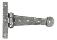 From The Anvil Penny End T Hinges 6" Pewter