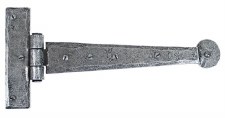 From The Anvil Penny End T Hinges 9" Pewter