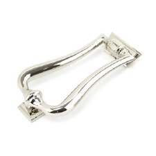 From The Anvil Period Slimline Art Deco Door Knocker Polished Nickel