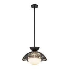 Alora Mood Perth Single Pendant Light Matte Black