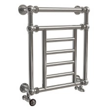 Petwood Heated Towel Rail 650mm Polished Chrome