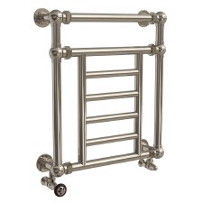 Petwood Heated Towel Rail 650mm Polished Nickel