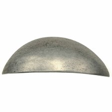 Finesse Wilton Plain Cup Handle Drawer Pull PCH001 Solid Pewter Finesse Wilton Plain Cup Handle Drawer Pull PCH001 Solid Pewter