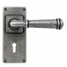 Finesse Durham Door Handles Jesmond Lock Plate FD070 Solid Pewter Finesse Durham Door Handles Jesmond Lock Plate FD070 Solid Pewter