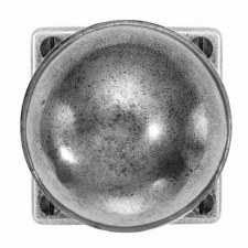 Finesse Beamish Door Knobs on Square Rose FD083 Solid Pewter