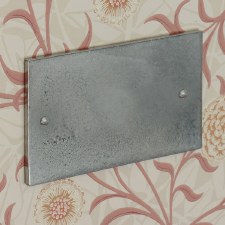 Pewter Double Blank Plate