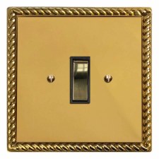 Toggle Light Rocker Switch 86 Type Brass Wall Plate For