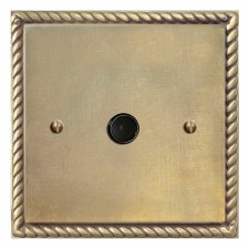 Georgian Flex Outlet Antique Satin Brass