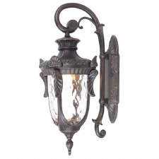 Elstead Philadelphia Outdoor Wall Light Lantern Large Bronze