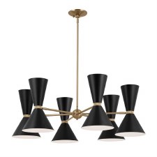 Kichler Phix 12 Light Chandelier Champagne Bronze & Black Kichler Phix 12 Light Chandelier Champagne Bronze & Black