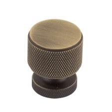 Piccadilly Cabinet Knob 30mm Antique Brass Lacquered