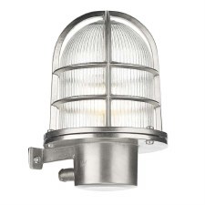 David Hunt Pier Outdoor Wall Light Nickel IP64