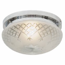 Pinestar Flush Ceiling Light Chrome Pinestar Flush Ceiling Light Chrome