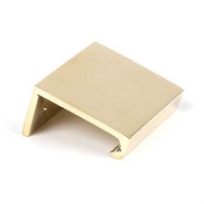 From The Anvil Plain Edge Pull 50mm Polished Brass