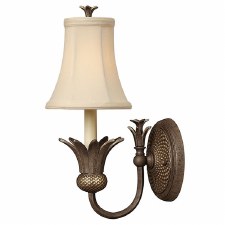 Hinkley Plantation Single Wall Light Pearl Bronze