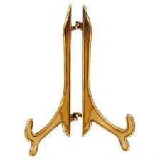 Plate Holder Small Polished Brass