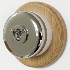 Light Switches: Period Round Dome Switches - Broughtons Lighting