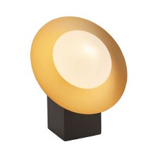 Plush 1 Light Globe Table Lamp Gold & Dark Bronze Plush 1 Light Globe Table Lamp Gold & Dark Bronze