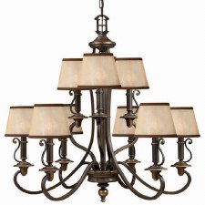 Hinkley Plymouth 9 Light Chandelier