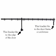 Portiere Rod Black
