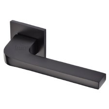 Sorrento Porto Square Rose Door Handle Matt Black