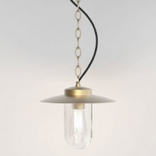 Portree Pendant Light Natural Brass