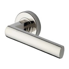 Heritage Poseidon Door Handle V6230 Polished Nickel Heritage Poseidon Door Handle V6230 Polished Nickel