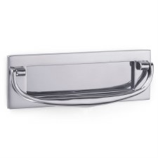 Croft Postal Knocker 8"x2.75" Polished Chrome