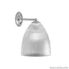 Prismatic Wall Light 343 - Distressed Brass