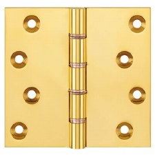 Projection Hinges P1260 100x100mm Polished Brass Unlacquered