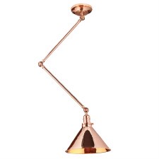 Elstead Provence Grande Wall Light or Pendant Polished Copper