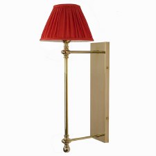 Provincial Single Wall Light Polished Brass Unlacquered