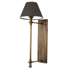 Provincial Single Wall Light Renovated Brass