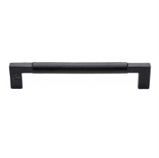 Heritage Pull Handle FB346 305mm Medium Black Iron Rustic