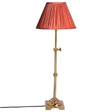 Pullman Adjustable Reading Lamp Polished Brass Unlacquered