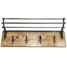 Luggage Carriage Rack with Rods & Brackets Antique Iron Luggage Carriage Rack with Rods & Brackets Antique Iron
