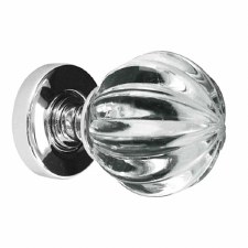 Glass Pumkin Door Knobs