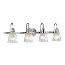 Quintiesse Addison 4 Light Bathroom Wall Bracket Polished Chrome