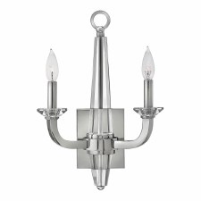 Quintiesse Ascher Double Wall Light Polished Nickel