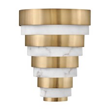 Quintiesse Echelon LED Wall Light Heritage Brass Quintiesse Echelon LED Wall Light Heritage Brass