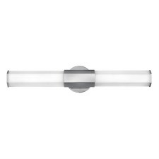 Quintiesse Facet Double Bathroom Wall Light Polished Chrome