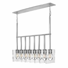 Quintiesse Ludlow 8 Light Linear Pendant Polished Nickel Quintiesse Ludlow 8 Light Linear Pendant Polished Nickel