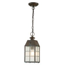 Additional picture of Quintiesse Nantucket Outdoor Chain Lantern Aged Brass
