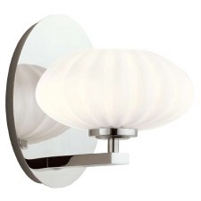 Quintiesse Pim Single Bathroom Wall Light Polished Chrome