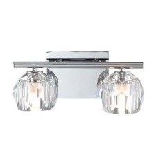 Quintiesse Regalia Double Bathroom Wall Light Polished Chrome