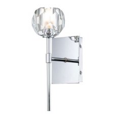 Quintiesse Regalia Single Bathroom Wall Light Polished Chrome