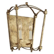 Quintiesse Thayer Wall Light Antique Gild