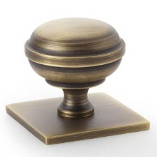 Quantock Cupboard Knob 34mm Antique Brass